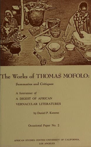 The works of Thomas Mofolo