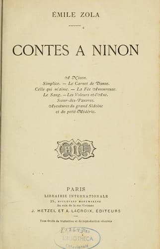 Contes à Ninon