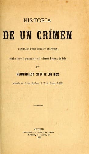 Historia de un crimen