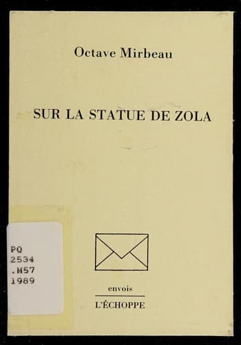 Sur la statue de Zola