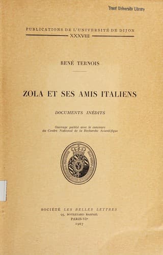 Zola et ses amis italiens